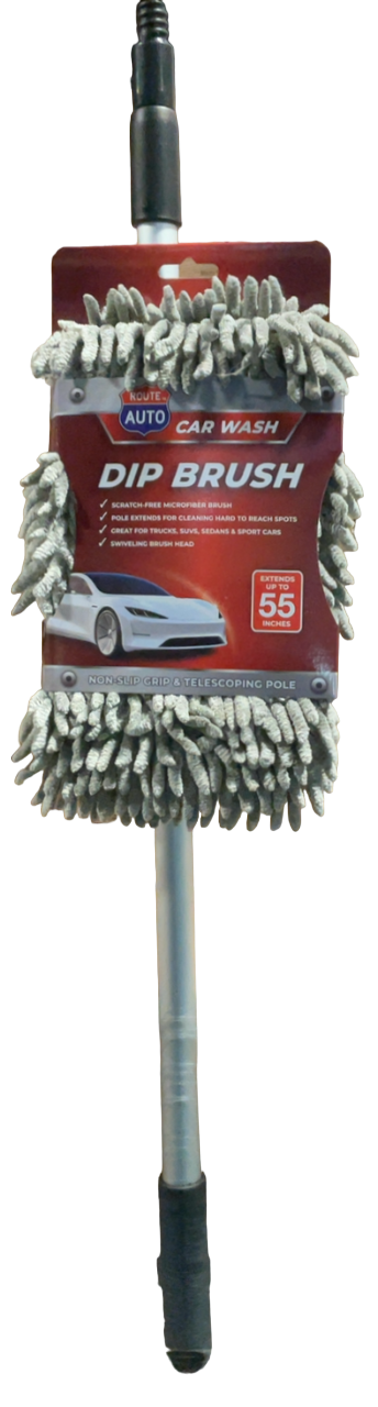 Car Cleaning Washing Mop Brush Adjustable Telescopic Long Handle Cleaning Mop, 55 in, Microfiber, for Car RV Truck