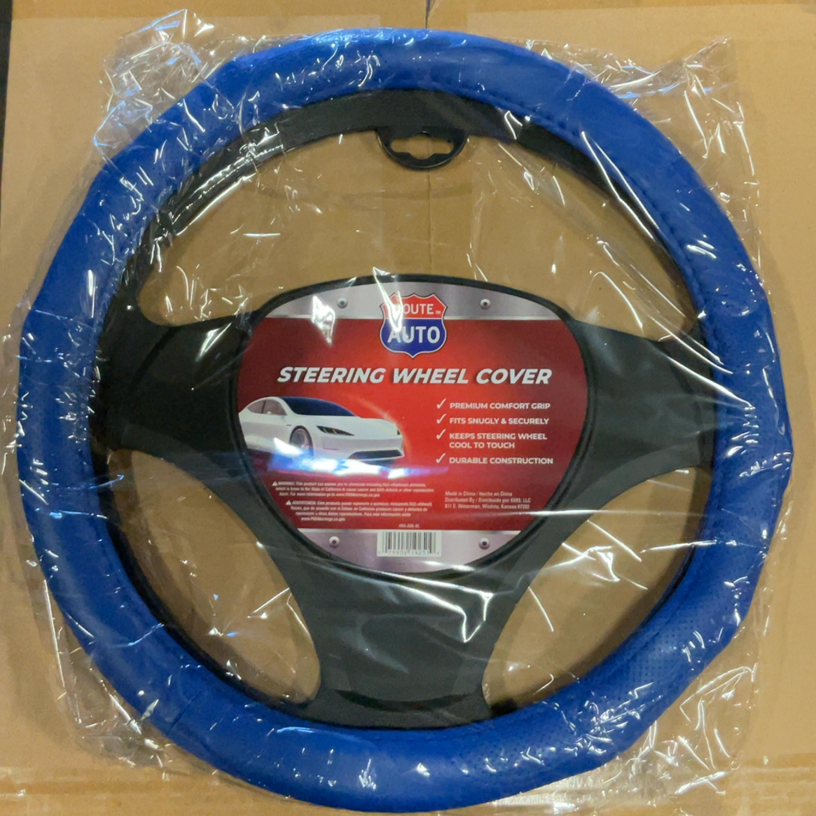 Steering Wheel Cover, Anti Slip, 15-inch Universal Stretchy Steering Wheel Protector Compatible with SUVS, Trucks, Cars, Available in 7 Different Colors