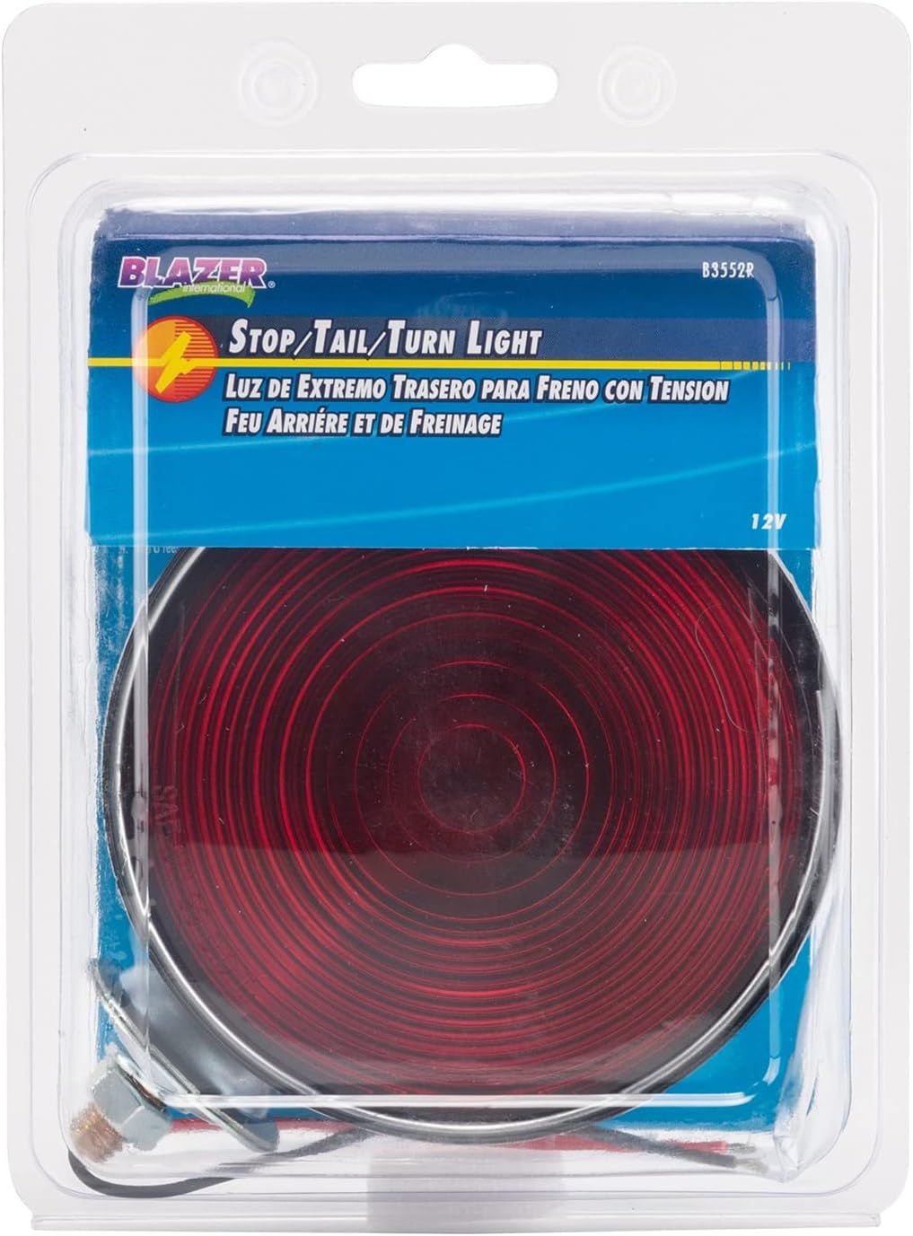 Blazer International B3552R Single Face Multi Function Lamp , Red