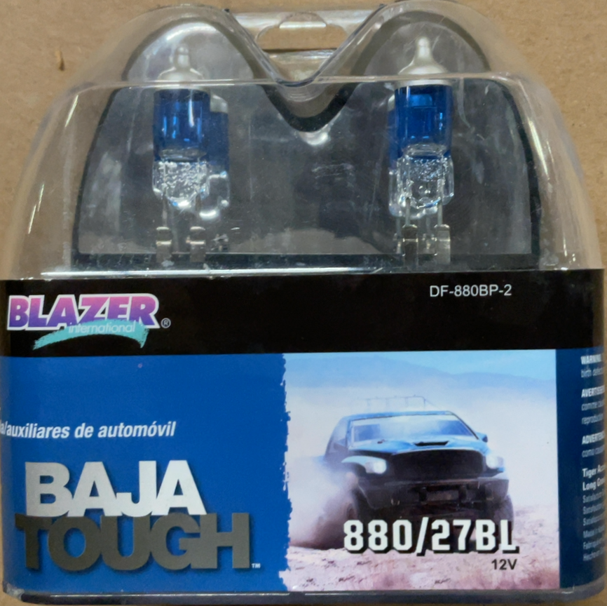 Blazer International DF-880BP-2 Halogen Fog Lamp Replacement Bulb - Blue