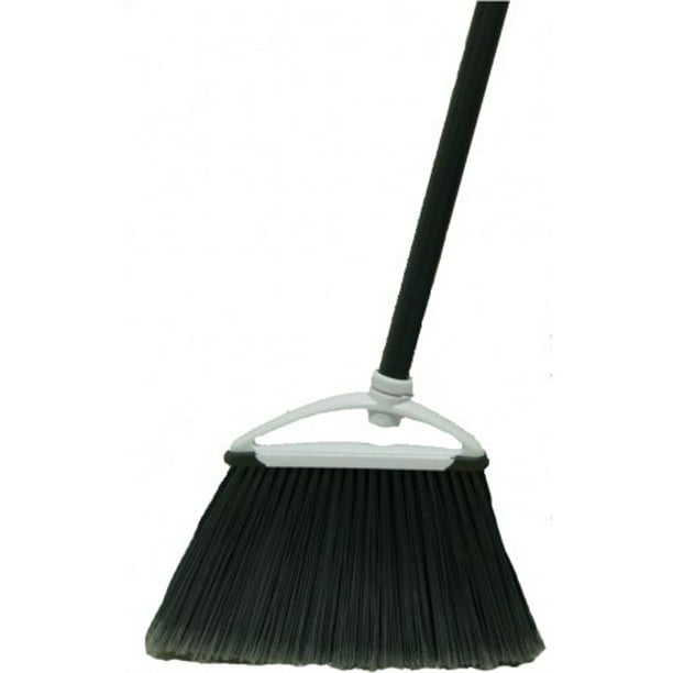 Superio Brand Angle Broom, with Rubber Edge, 11" Width
