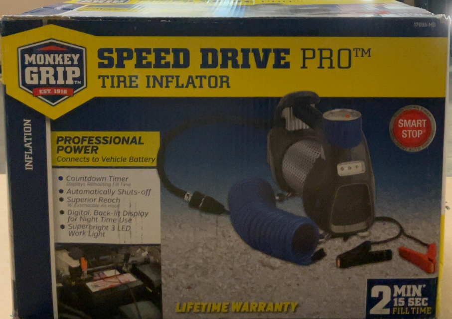 Bell Automotive 22-5-17095-MG Monkey Grip Speed Drive PRO Tire Inflator