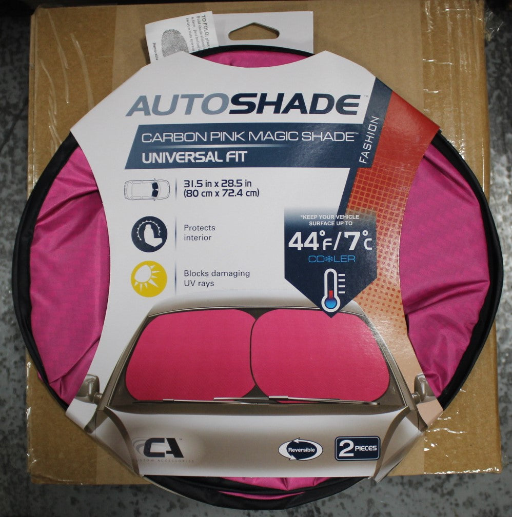 Custom Accessories Autoshade Carbon Pink Magic Shade-Universal Fit