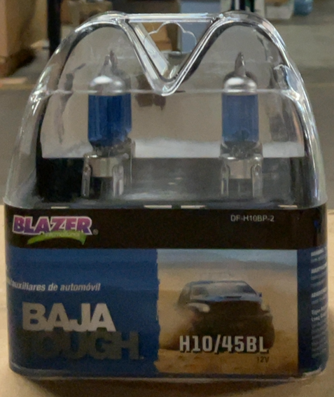 Blazer International DF-H10BP-2 Halogen Fog Lamp Replacement Bulb for H10-45BL, Blue, 2 Pack