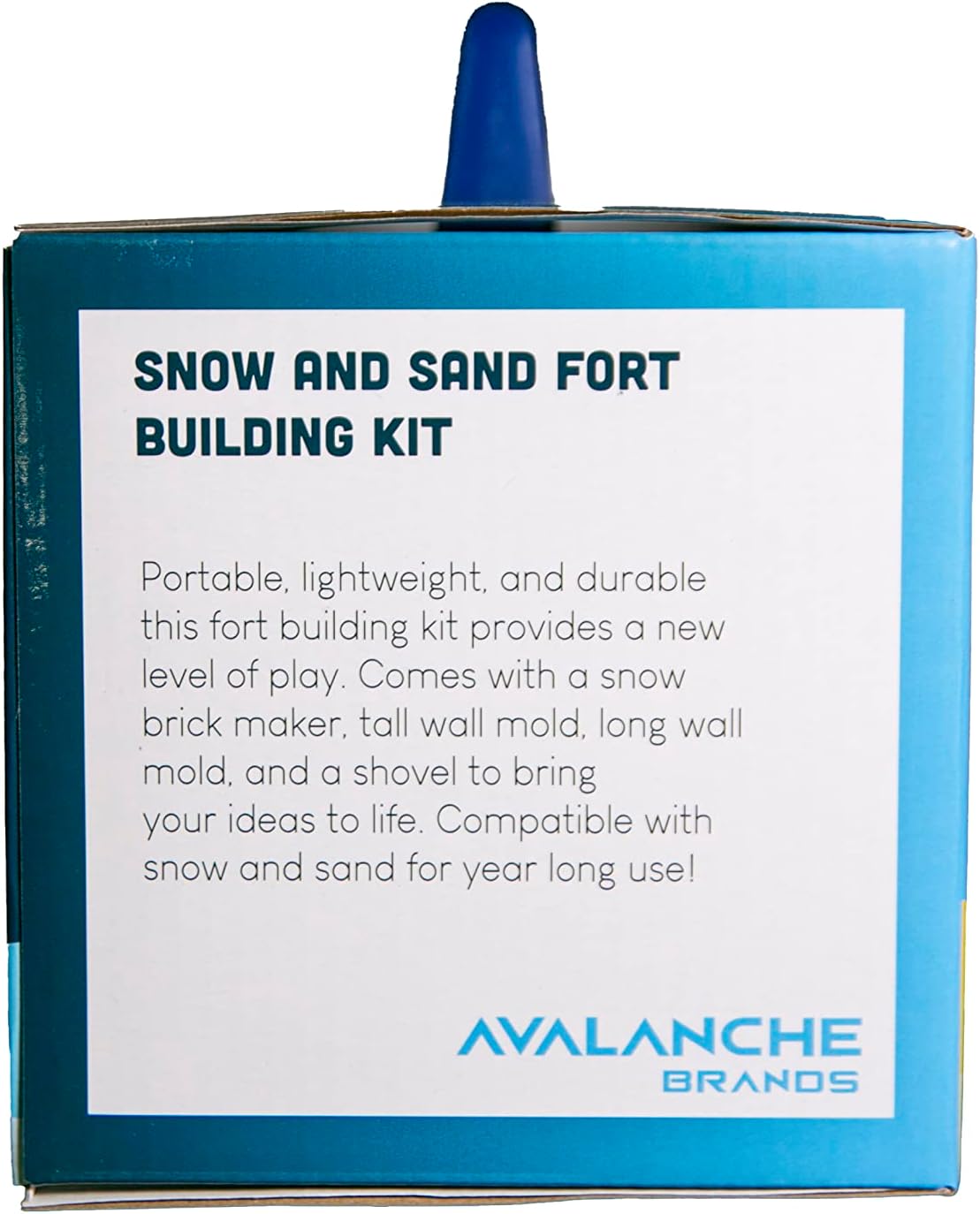 Snow Fort Building Kit | 4-Piece Set, Red or Blue