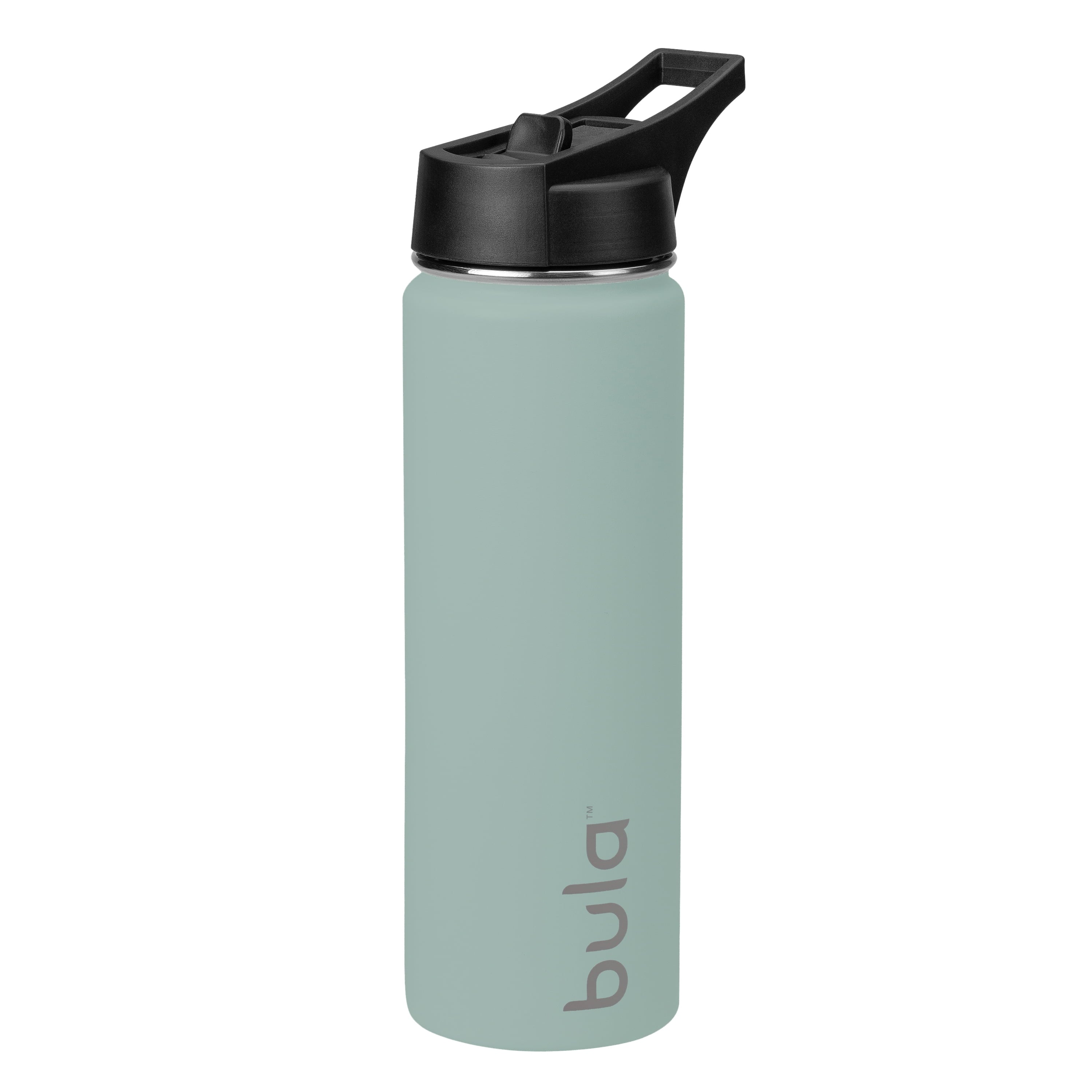 Bula 22oz Slim Sport w/ Pop Up Straw Double Wall Stainless Steel Hydration Bottle, Cold 24 Hours, (Midnight Blue, White, Black, Lavender Frog, Cotton Candy, Ice Blue, Mint, Orchid)