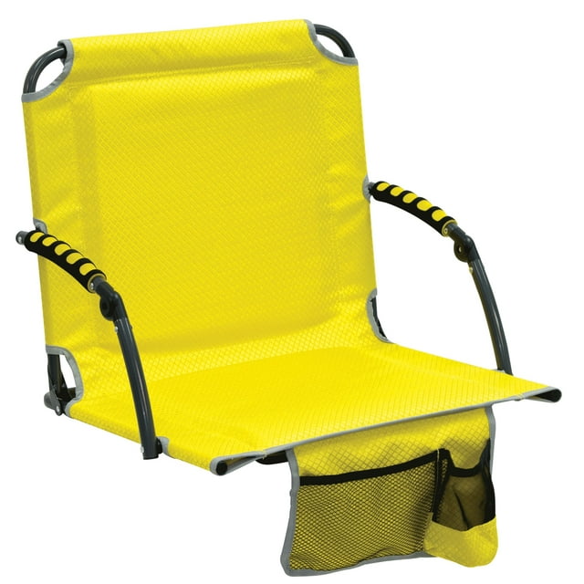 Bleacher Boss Pal Folding Stadium Seat with Armrests, Available in a Variety of Colors