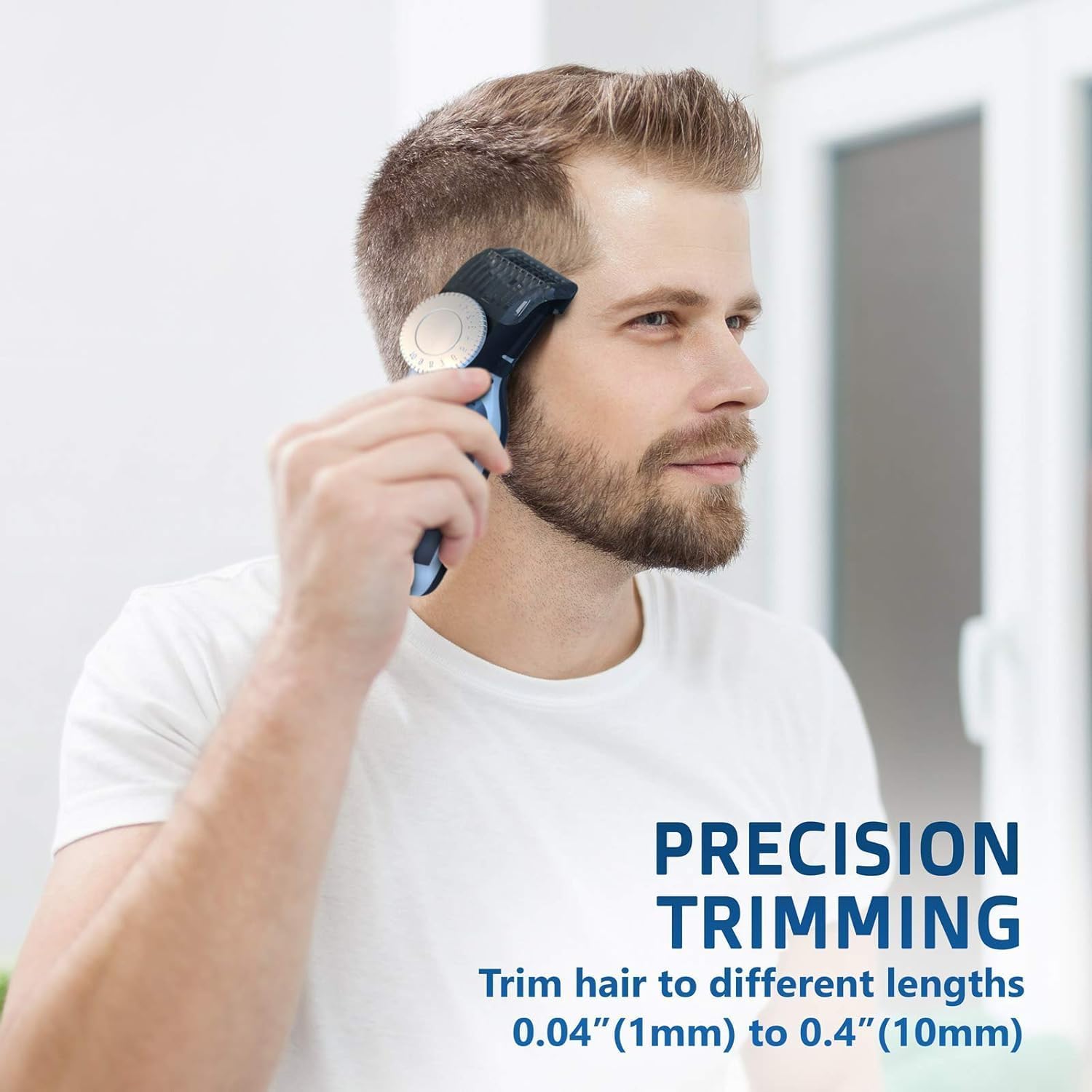 Pro Grooming UltraOneBlade Trimmer for Men - Beard and Mustache - Electric Razor Cordless, Waterproof Adjustable Hair Length, and Battery Indicator for Precision Grooming