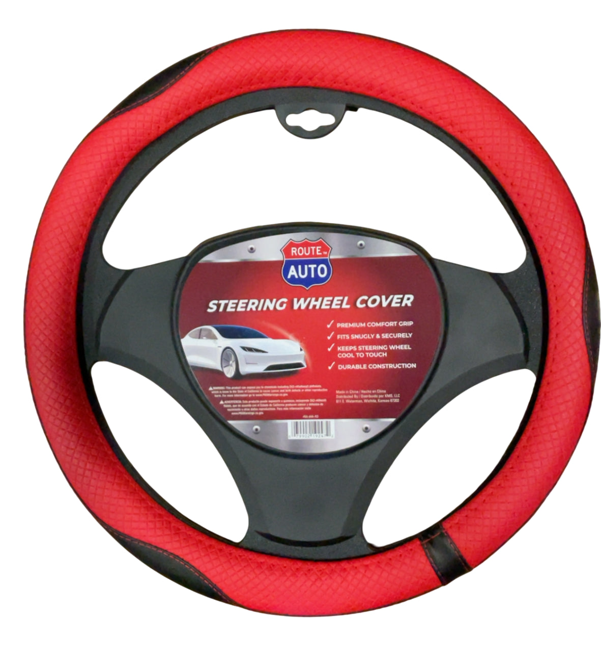 Steering Wheel Cover, Anti Slip, 15-inch Universal Stretchy Steering Wheel Protector Compatible with SUVS, Trucks, Cars, Available in 7 Different Colors