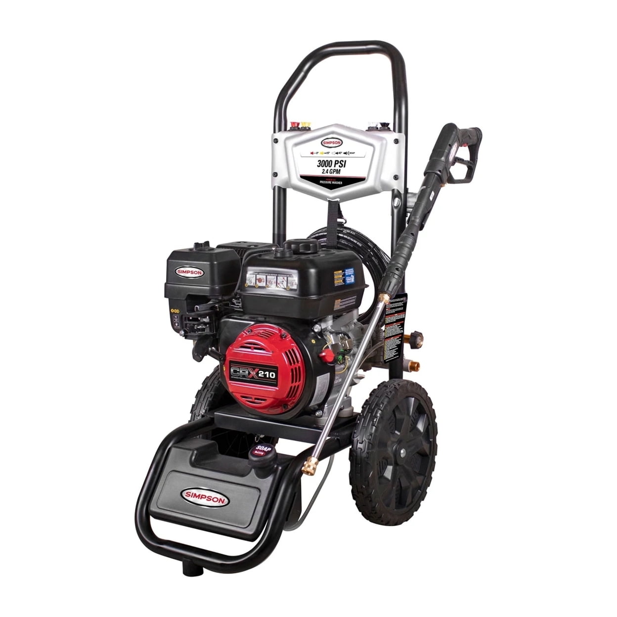 Simpson Megashot MS61220 49-State 3000 PSI 2.4 GPM CRX 208cc Gas Pressure Washer (Refurbished)