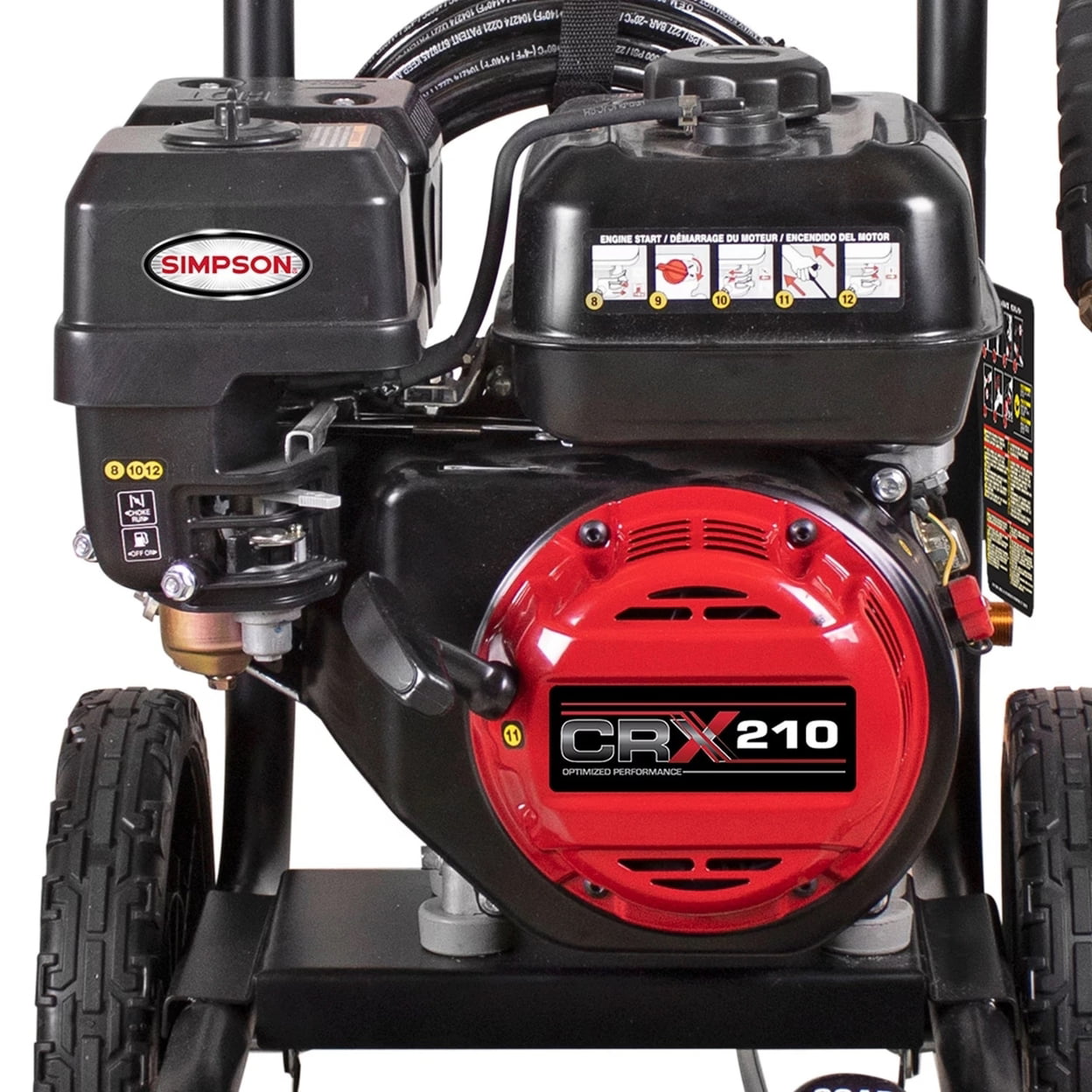 Simpson Megashot MS61220 49-State 3000 PSI 2.4 GPM CRX 208cc Gas Pressure Washer (Refurbished)