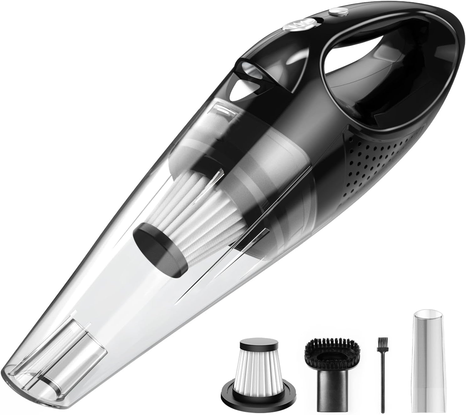 Handheld Vacuum, Car Vacuum Cleaner Cordless, Mini Portable Rechargeable Vacuum Cleaner with 2 Filters, Variety of Colors