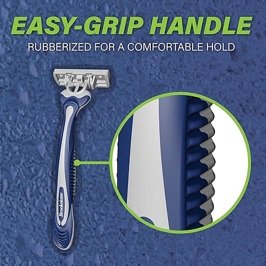 RAZORS 3PK DISPOSABLE 3 BLADE DESIGN, BLUE or GRAY