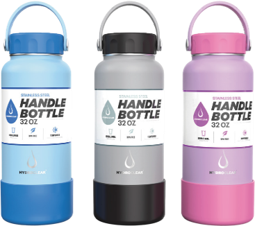 HydroClear 32oz STAINLESS-STEEL (Variety of Colors)