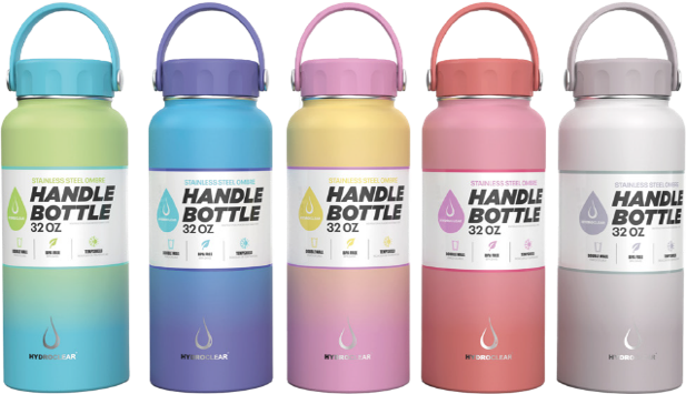 HydroClear 32oz STAINLESS-STEEL (Variety of Colors)
