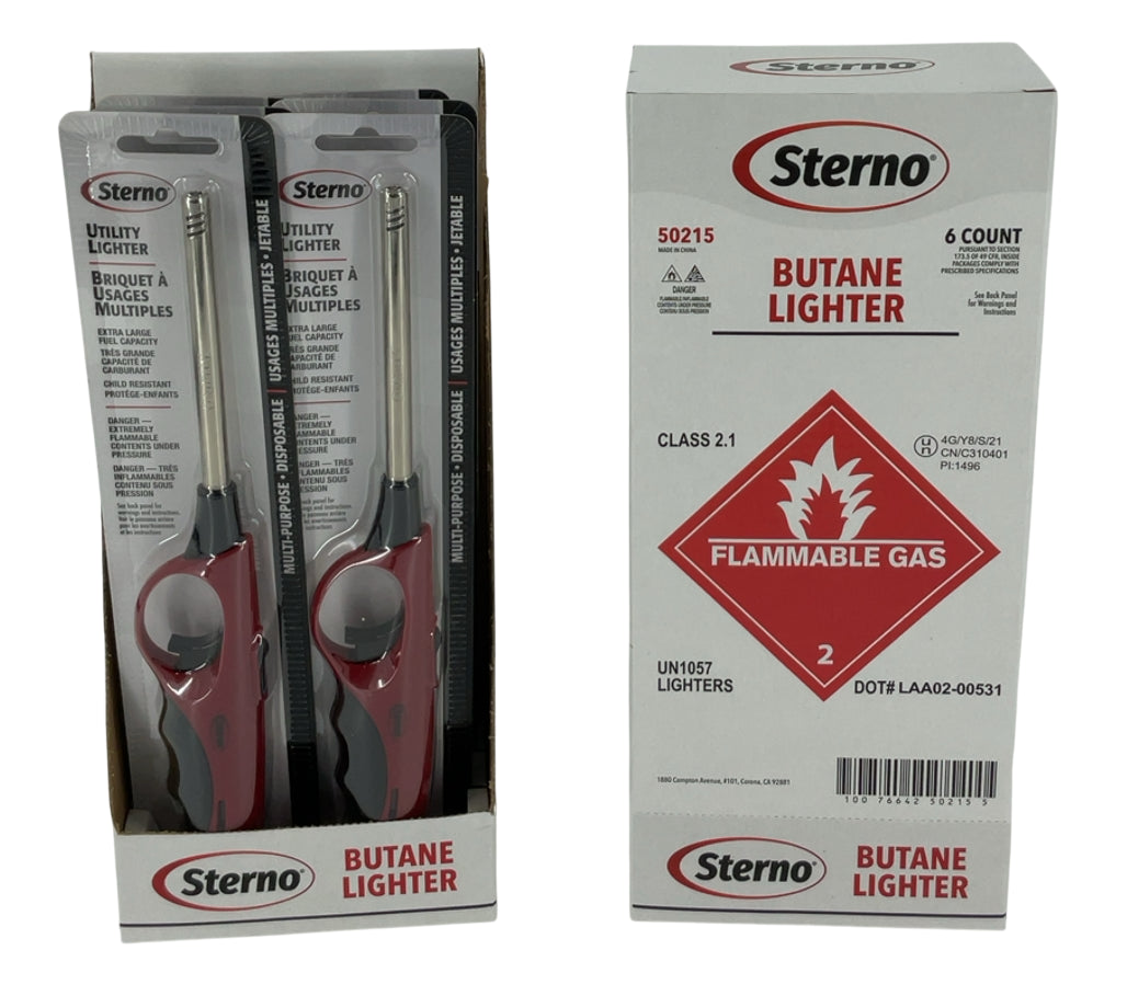 Sterno Utility Lighter, 6 Count in Display Box