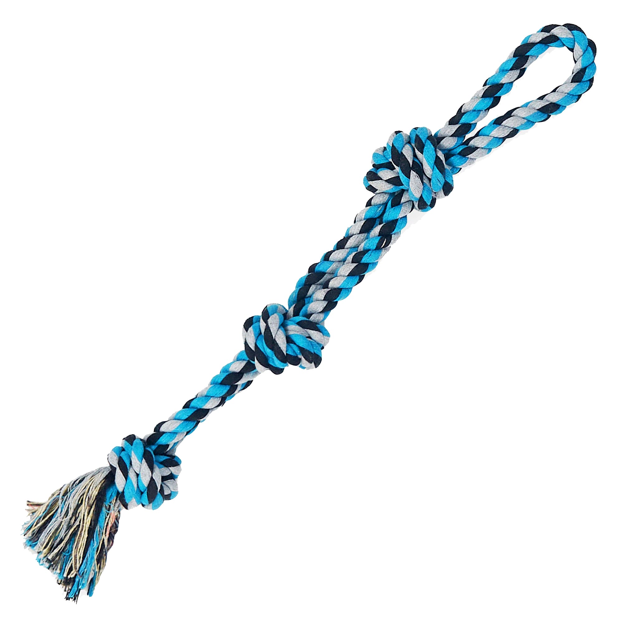 AMZpets Dog Toys for Aggressive Chewers, Dog Accessories Ropes for Medium or Large Breed, Knotted, Heavy Rope for Tug of War, Fetch, Teething, Choose Options: 2 Robe Balls with Handles, Rope Ball, 2 Large Ropes, Or 2 Medium Ropes