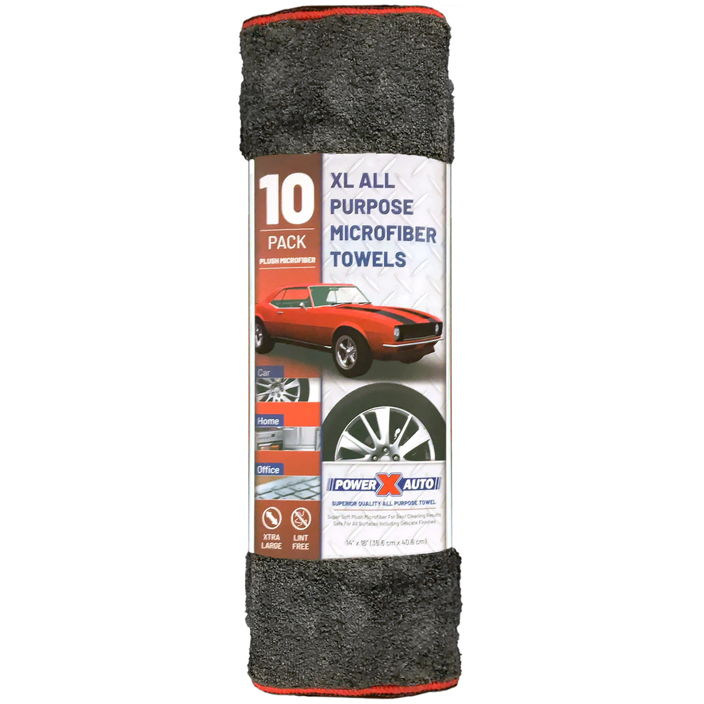 Power X Auto-Multi-use Detail Towels  10 Pack