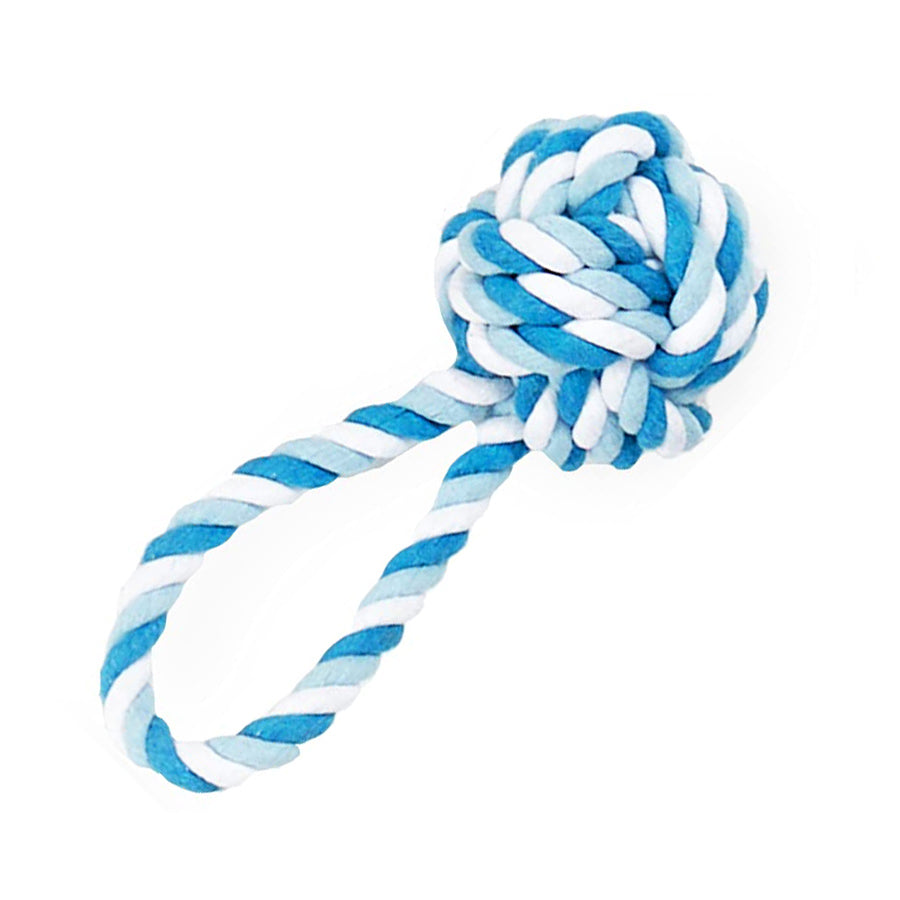 AMZpets Dog Toys for Aggressive Chewers, Dog Accessories Ropes for Medium or Large Breed, Knotted, Heavy Rope for Tug of War, Fetch, Teething, Choose Options: 2 Robe Balls with Handles, Rope Ball, 2 Large Ropes, Or 2 Medium Ropes
