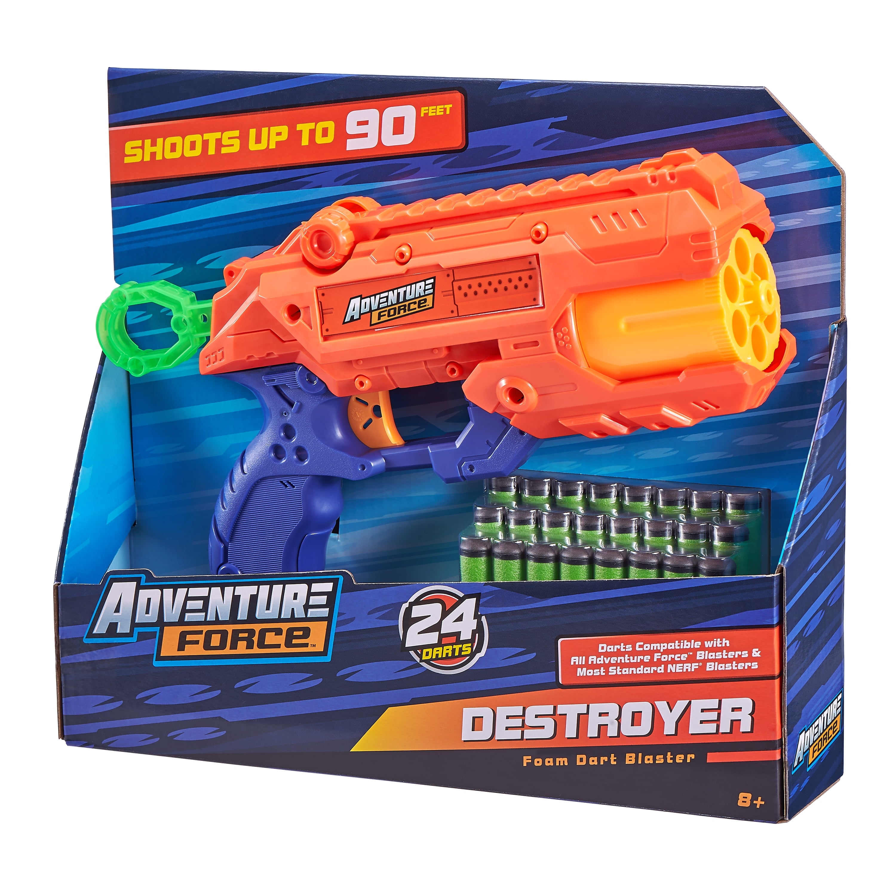 Adventure Force 25-Piece 90' Range Destroyer Foam Dart Blaster