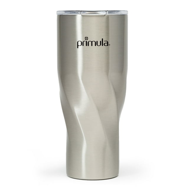 Primula Avalanche Double Walled Vacuum Sealed Stainless Steel Thermal Insulated Tumbler, Stays Cold or Hot All Day Long, Reusable Thermos, 32oz., Copper or Brushed Stainless Steel