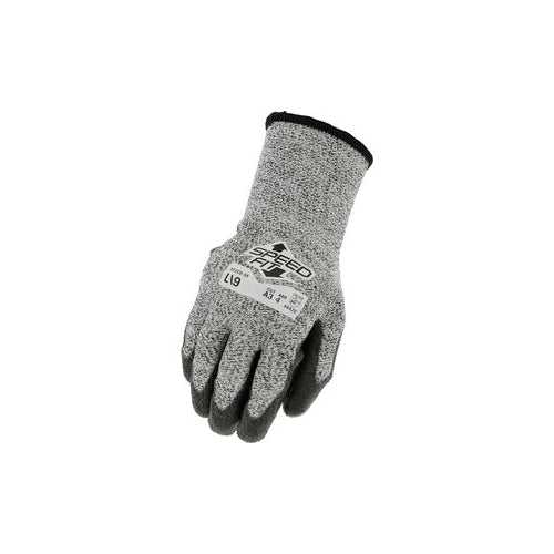 Mechanix Wear Polyurethane Cut-Resistant Gloves, Grey, 8.19 inch, 13 GA, 12 Pair in a pack (SM,MD,L,XL,XXL)