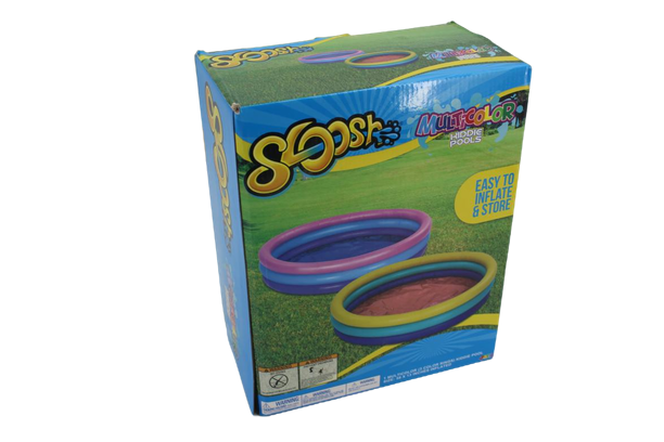 2 Pack 58'' Multicolor Inflatable Kiddie Pools Set, Summer Fun Swimming Pool for Kids, Water Pool,  Kiddie Pool, Ball Pit Pool, Indoor & Outdoor uses (58 x 13)