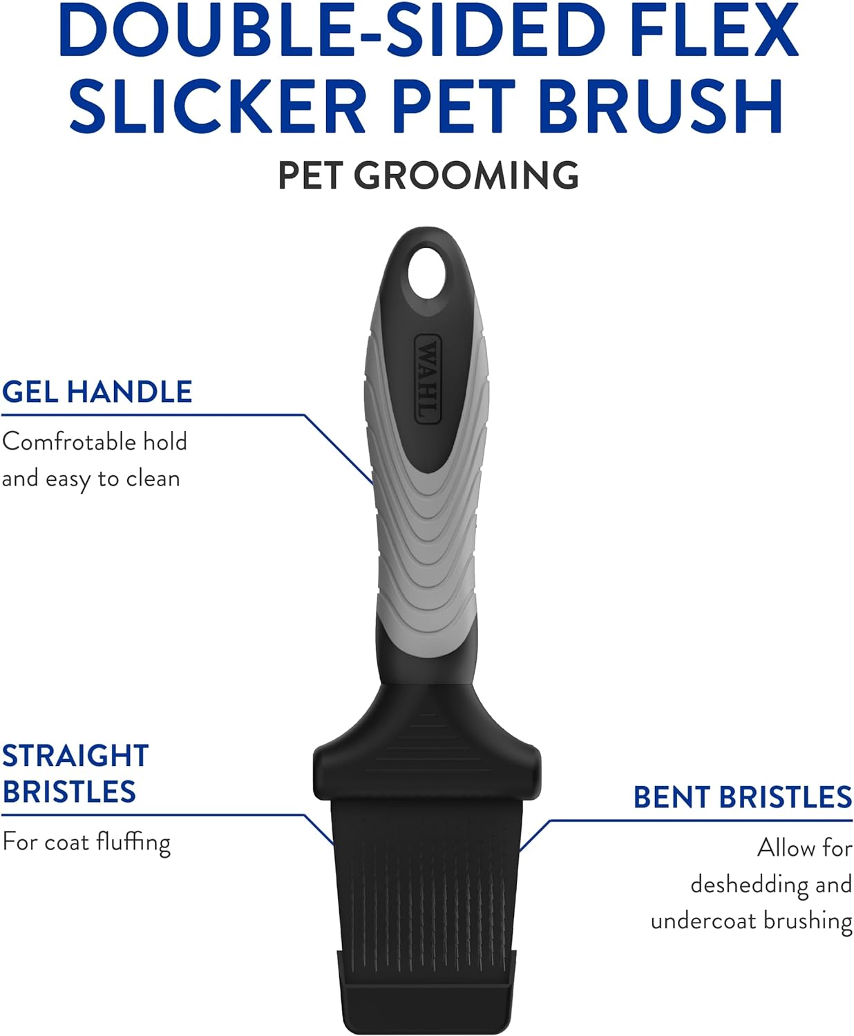 WAHL Professional Animal Grooming Products (Slicker Brush, Double Sided Brush, or Nail Clippers)