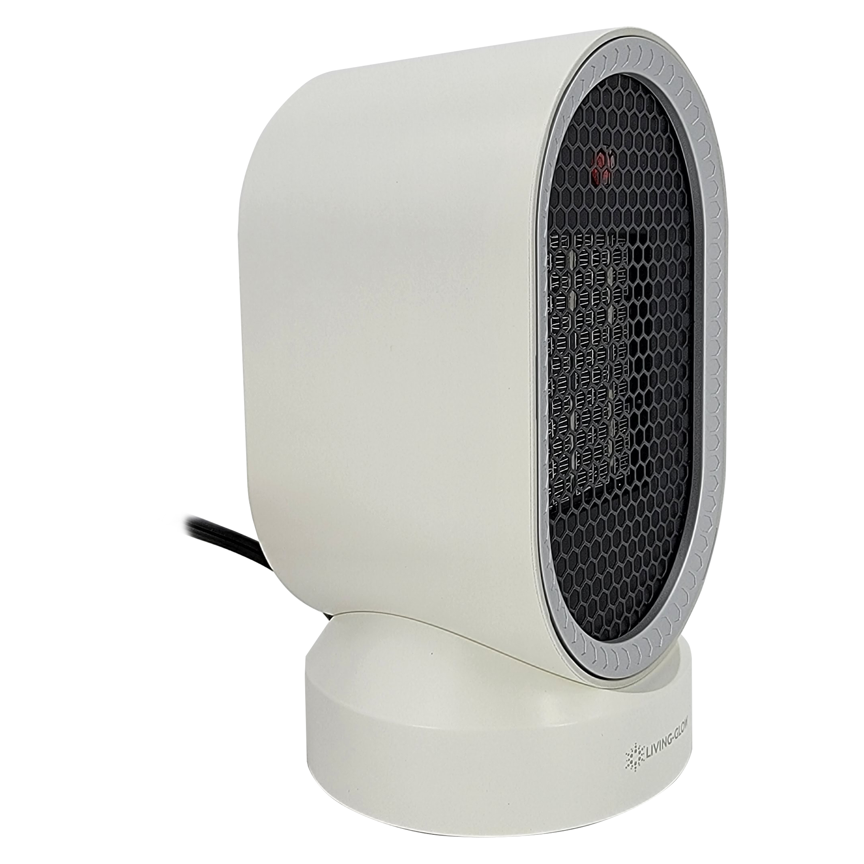 Living-Glow 600W Ceramic Tabletop Fan/Heater Combo, Assorted Colors, FOB KS