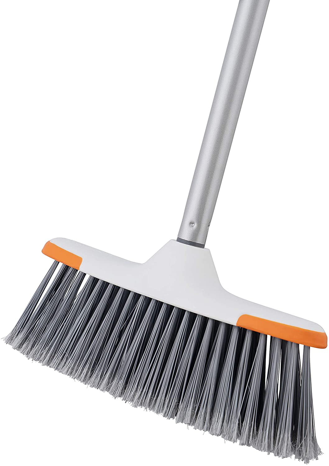 Superio Brand Lightweight Grey Essential Household Broom with Metal Handle