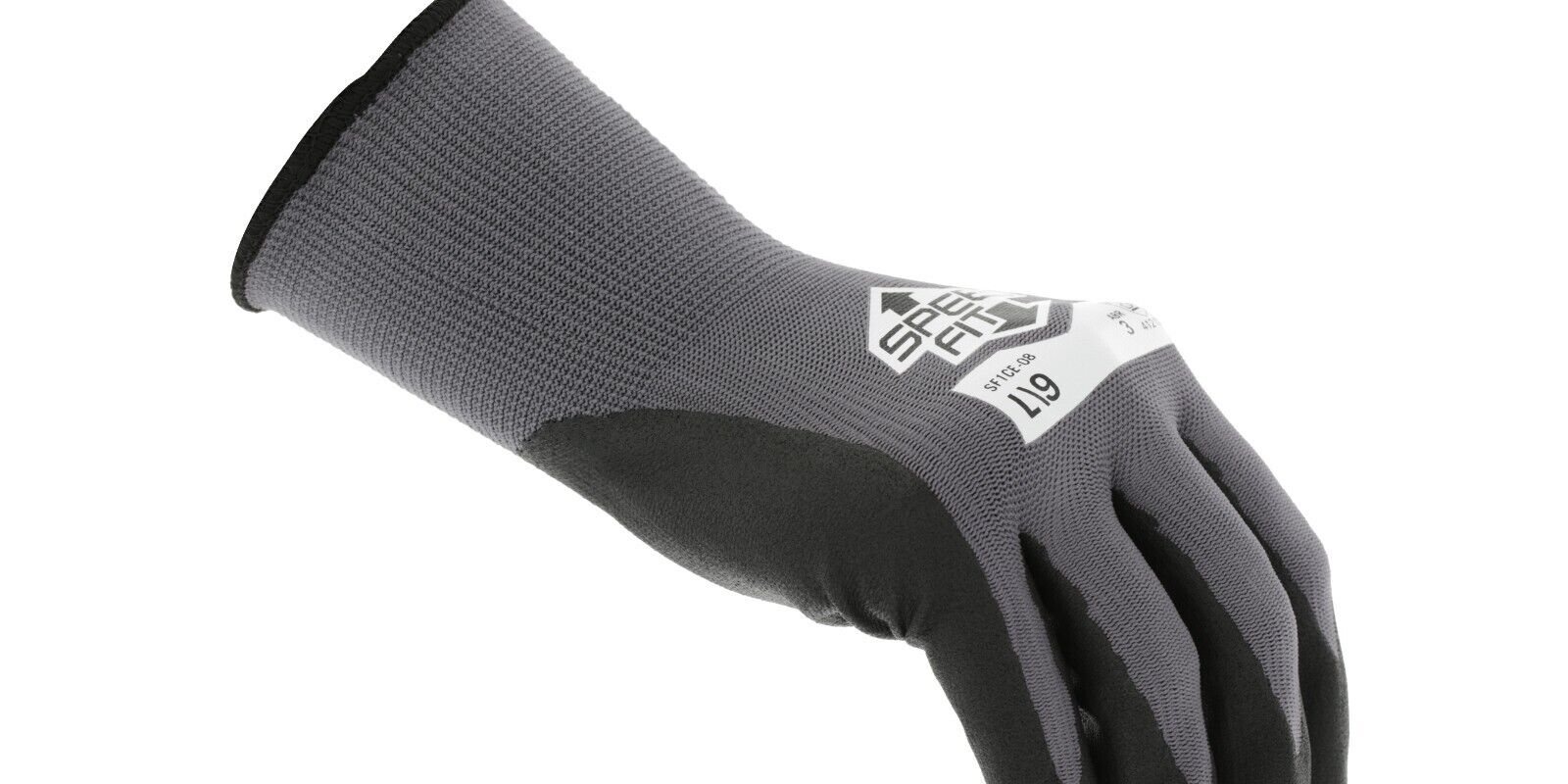 Mechanix Wear Nitrile Coated Cut-Resistant Gloves, Grey, 8.19 in. long, 13 Ga thick, Nylon, 12 Pair in a Pack (SM, MD, L, XL, XXL)