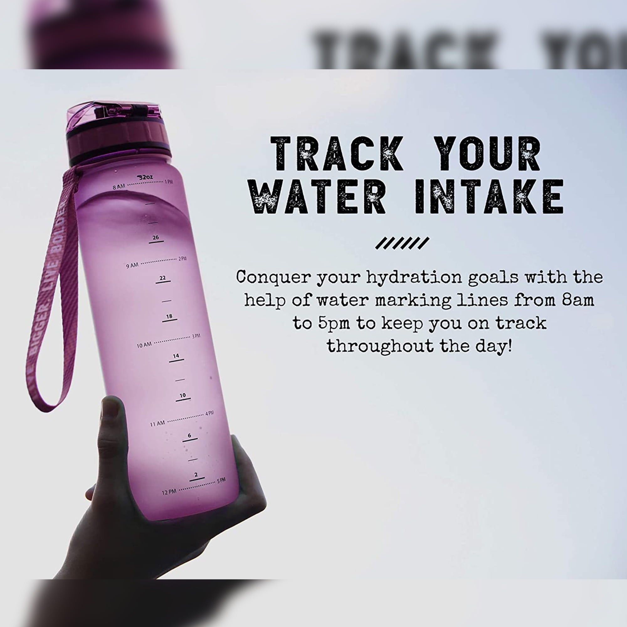 Live Infinitely Gym Water Bottle with Time Marker Fruit Infuser and Shaker 34 Oz (Available in 18 Colors)