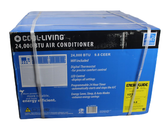 Cool-Living 24,000 Btu Window-Mounted Air Conditioner With Remote